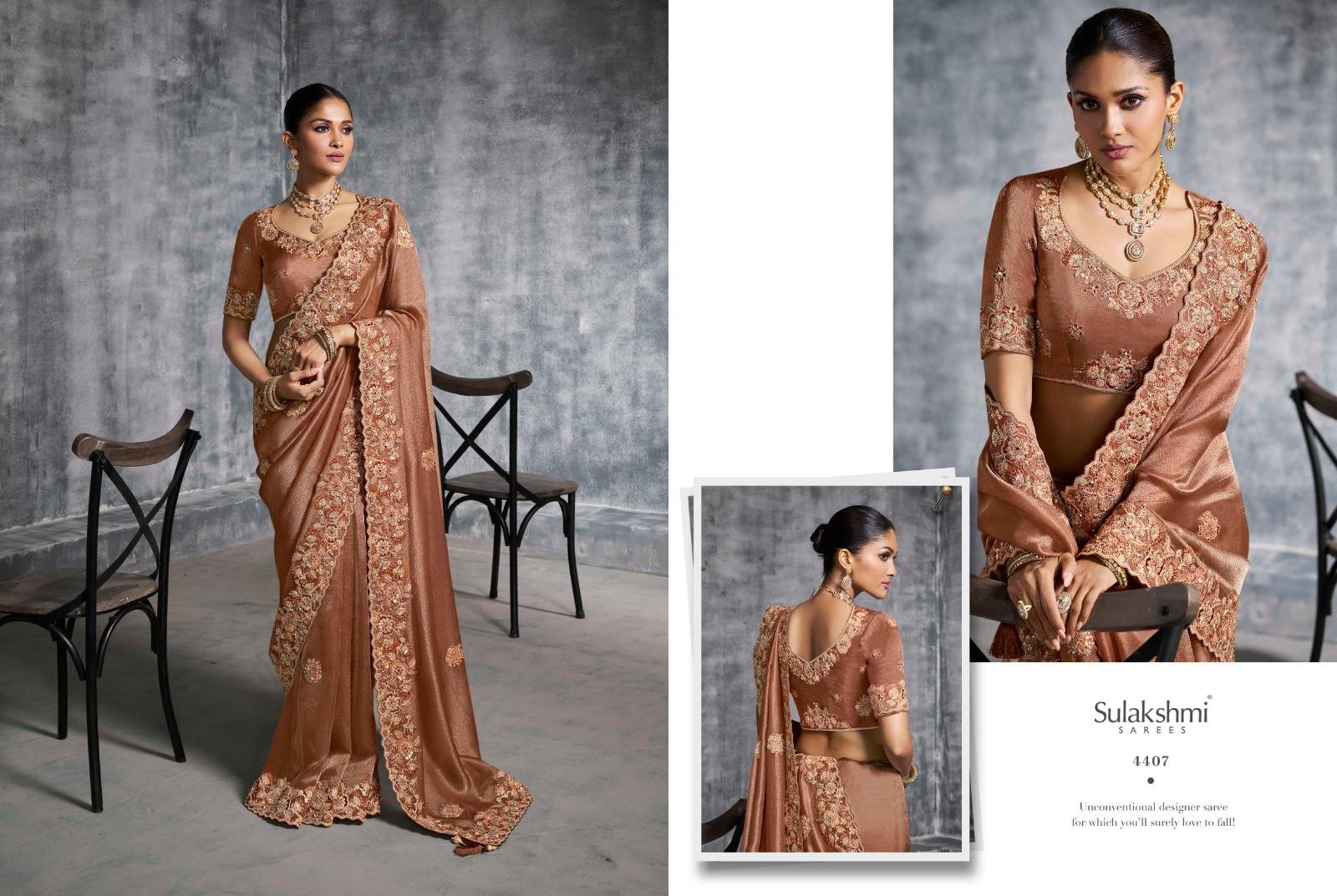 Kashira By Sulakshmi 4401 To 4412 Series Indian Traditional Wear Collection Fancy Colorful Party Wear Premium TissueSaree At Wholesale Price